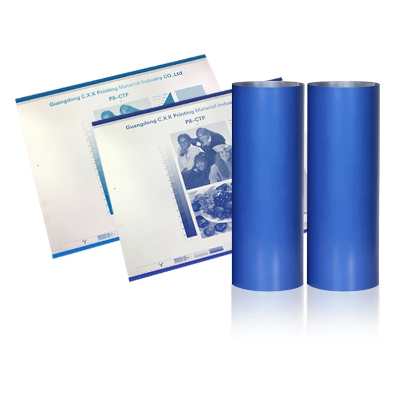 CXK-G4 China Printing Plate High Sensitivity Blue Coating Double Layer Coating CTP Plate UV Ink Resisted Plate