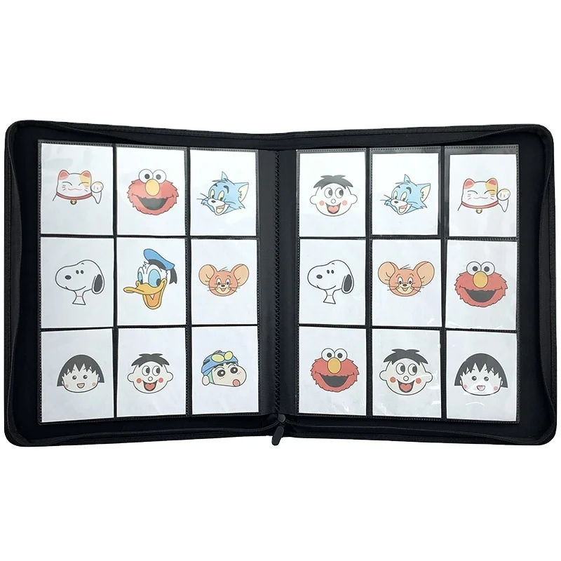 ModernQiu Premium 9-карманный верхний погрузчик, переплет для торговых карт, большие товары из искусственной кожи на заказ