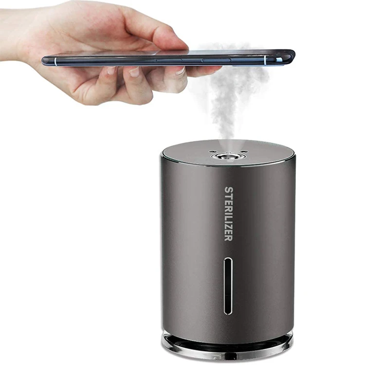 
Blitzblue Mini rechargeable alcohol Spray Sensor manual touchless automatic anitizer dispenser machine 