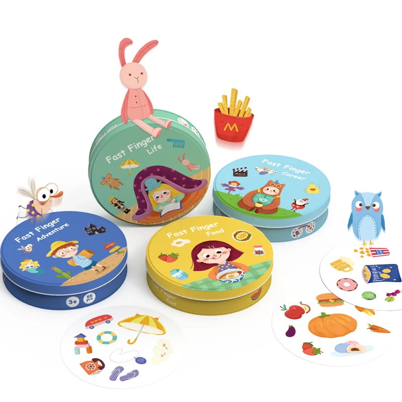Быстрое сочетание быстрых пищевых карт 2D головоломки игрушки для обучения, живая Интерактивная атмосфера для расслабления ребенка
