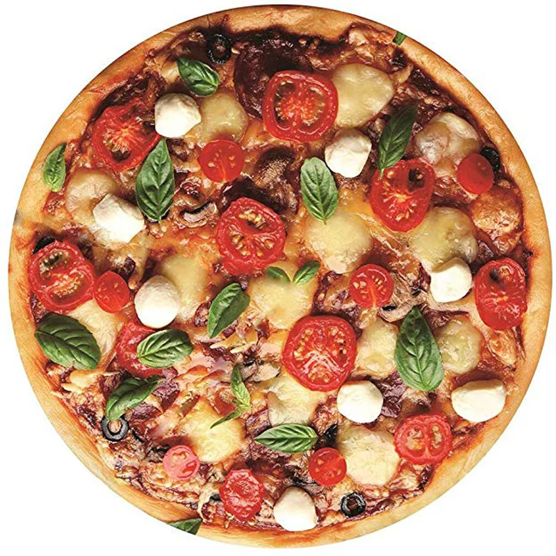 
Dropship Tortilla Blanket Letter Printing Rug Round Small Carpet for Office Home Camping Picnic Outdoor Burrito Blanket 