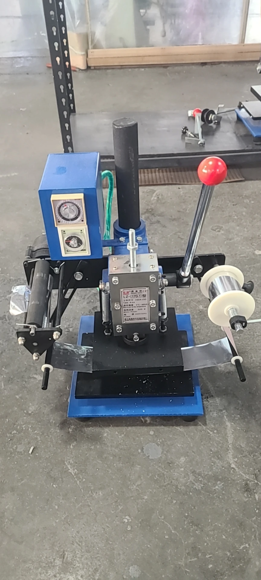 LZ-170-1 hand mini hot stamping machine with high quality