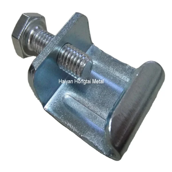 M8 Heavy Duty Steel Zinc Plated Duct Flange G Clamps for Ventilation System