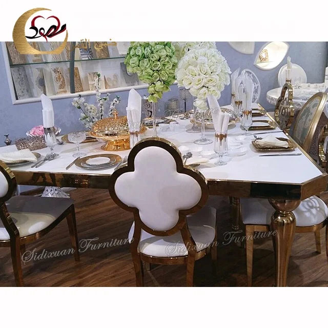 
Luxury restaurant banquet hall triangle dining event mdf table for weddings 