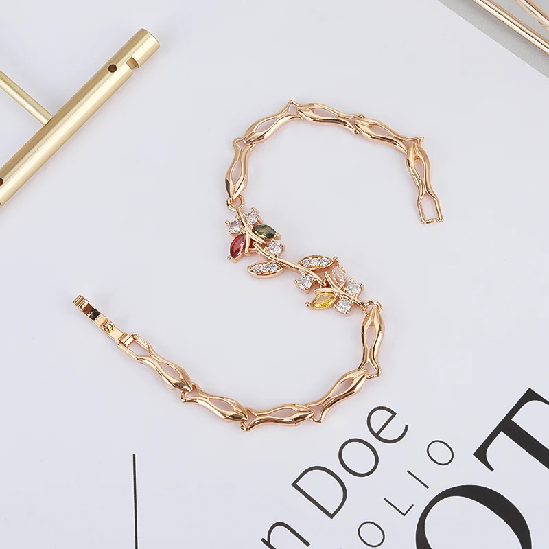 2022 Wholesale HD Jewelry Hit fashion design gold jewelries 18k gold bracelet