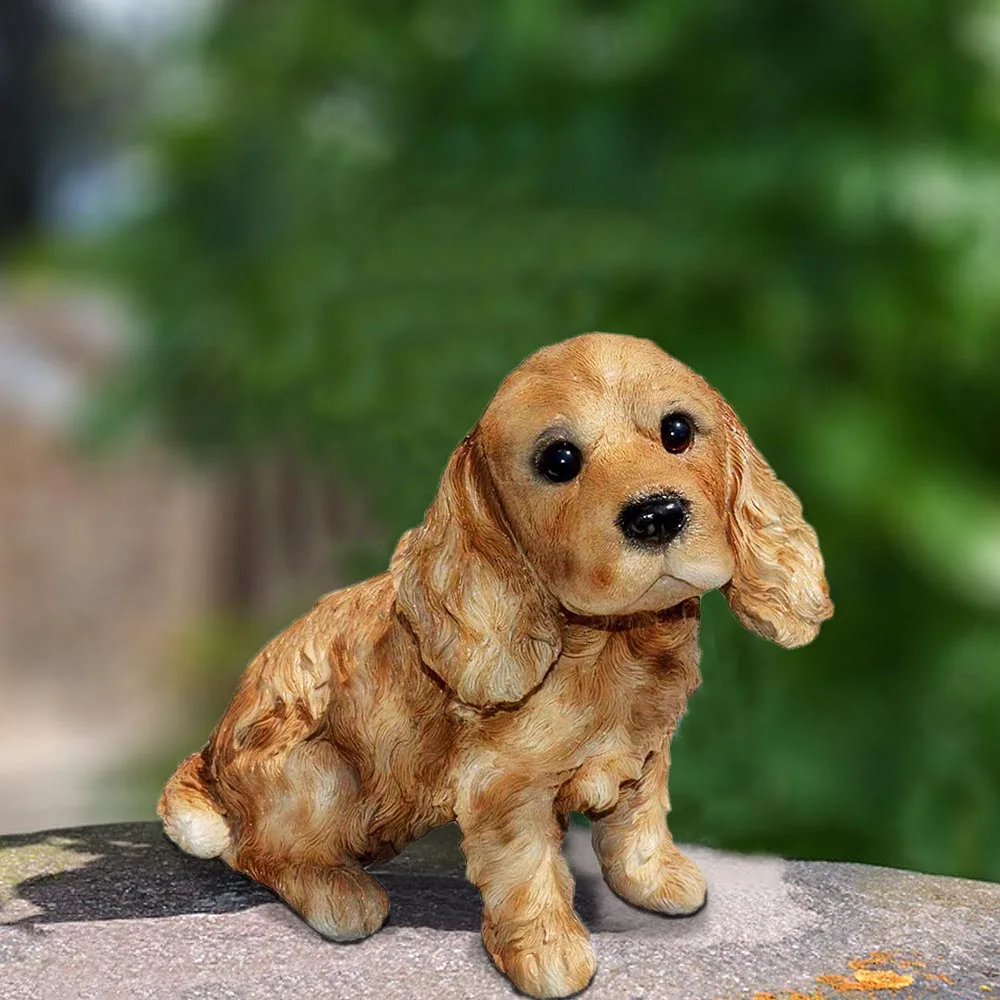 Puppy sculpture resin dog crafts