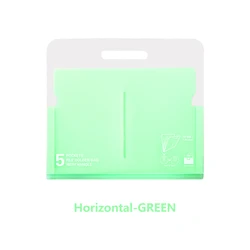 UYI Expanding File Folder A4 Portable Horizontal Opening Organ Bag  5 Pockets Documents Storage Bag Filling Product Custom Logo