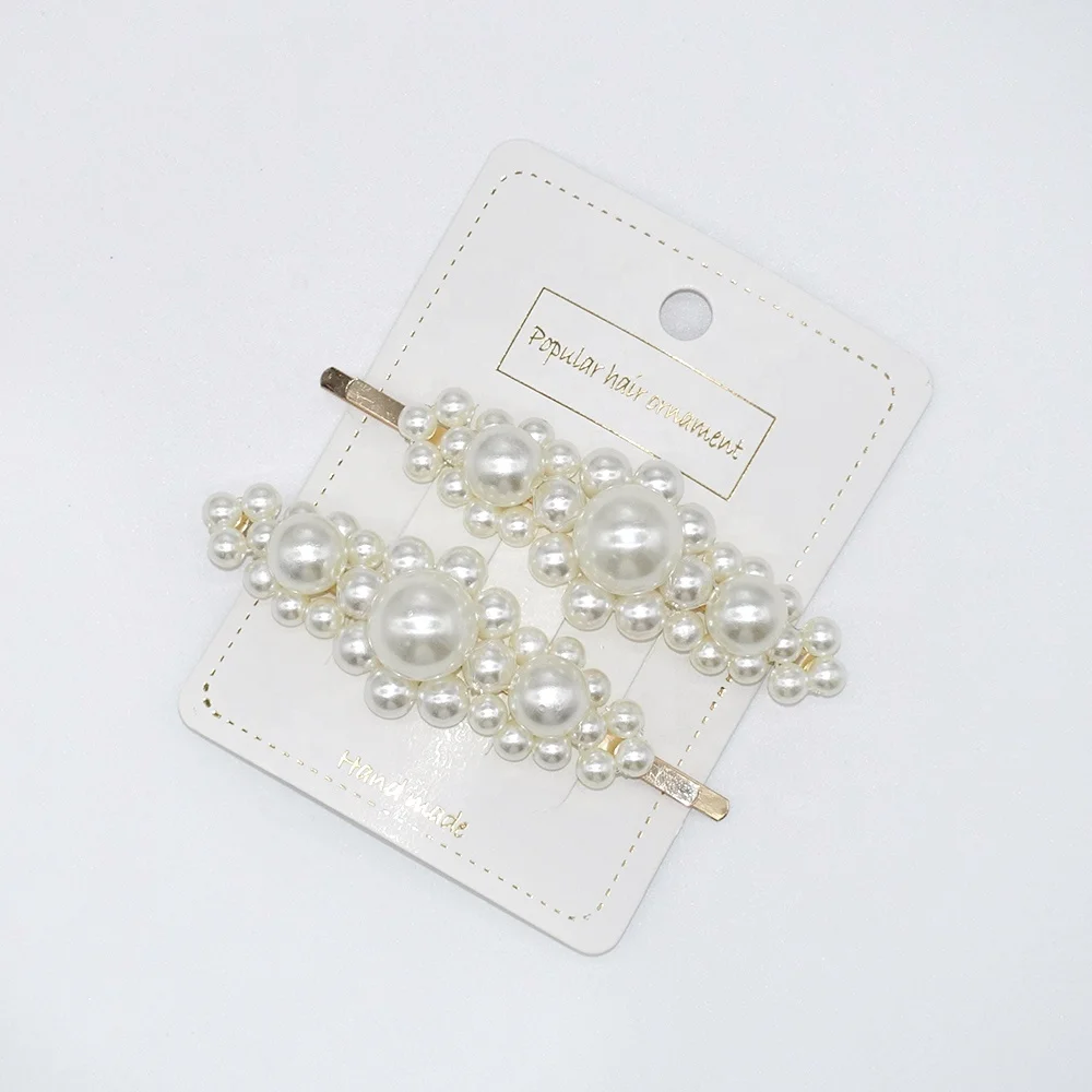 Pearl Design Barreet Clip Hair Pins Ladies Fancy Hiar Clips