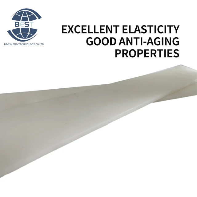 High Quality Non-Standard Custom White HTV RTV MQ VMQ PVMQ Pad & Square Silicone Rubber Pad