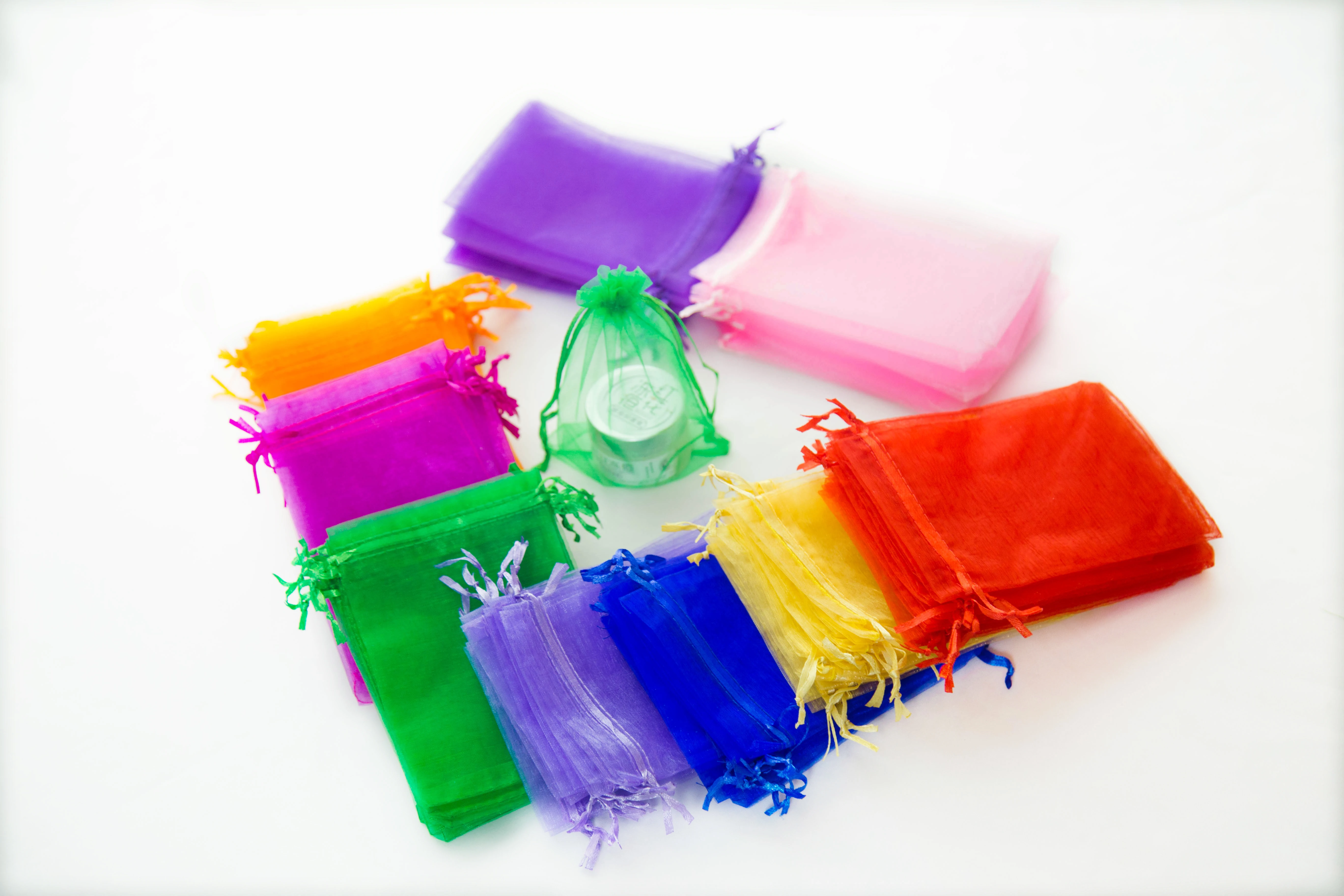 Special Design Widely Used Cosmetics Gift Christmas Drawstring Bag Organza Pouch Bag