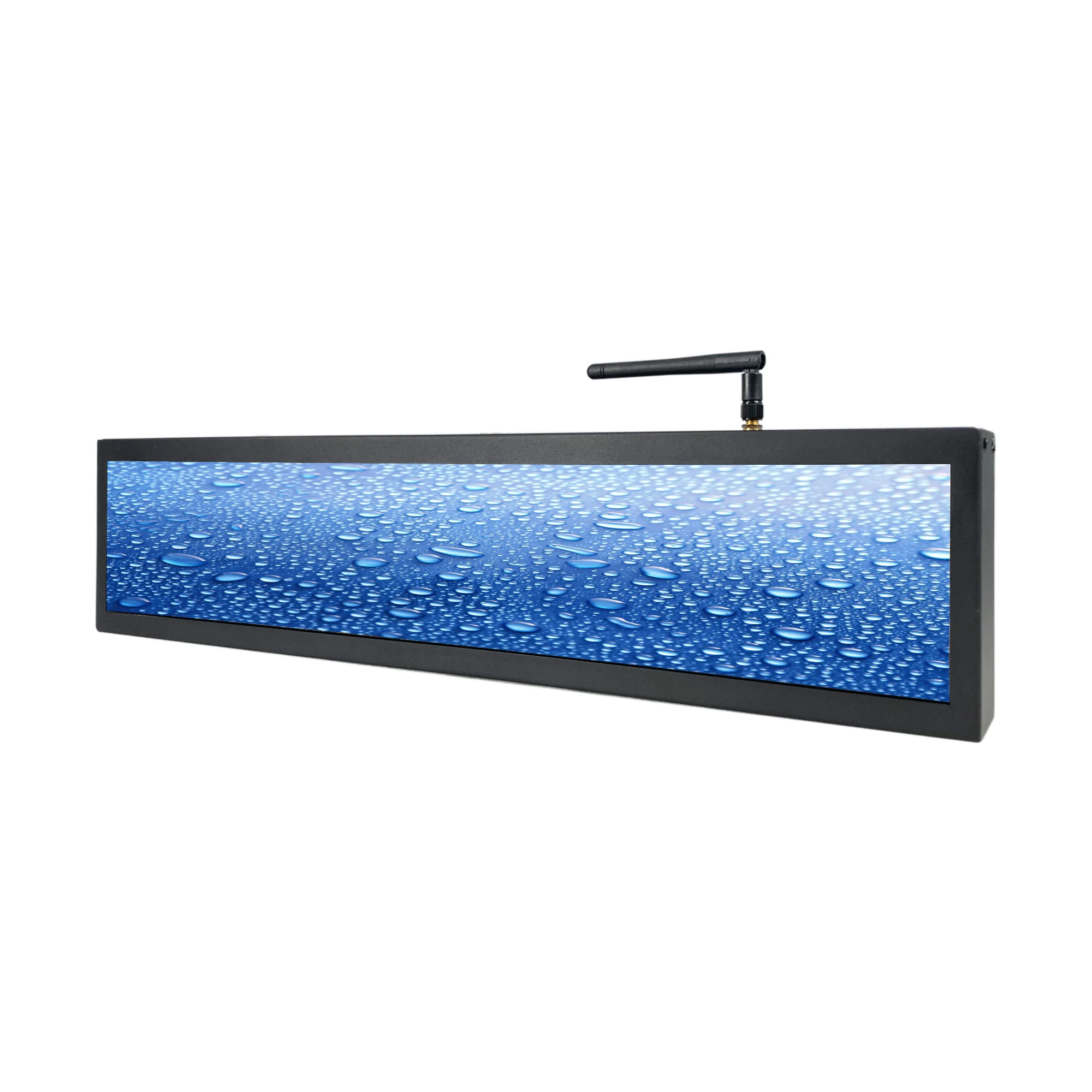 Ultra thin display ab hanging lcd kiosk outdoor double side digital signage