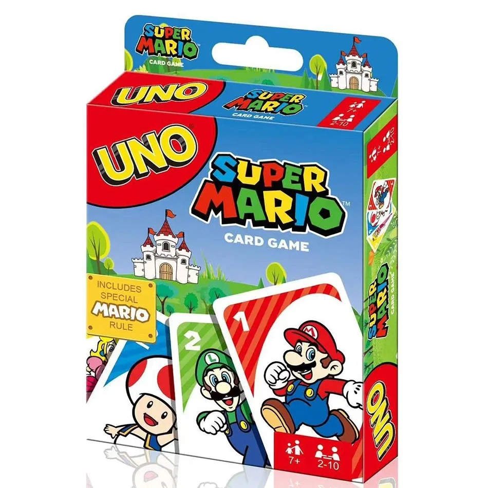 UNOFLIPs! Board Games Playing Cards Wholesale No Mercys Harry Mario DBZ DOS Card Game for Children Adults Kid Birthday Gift Toys