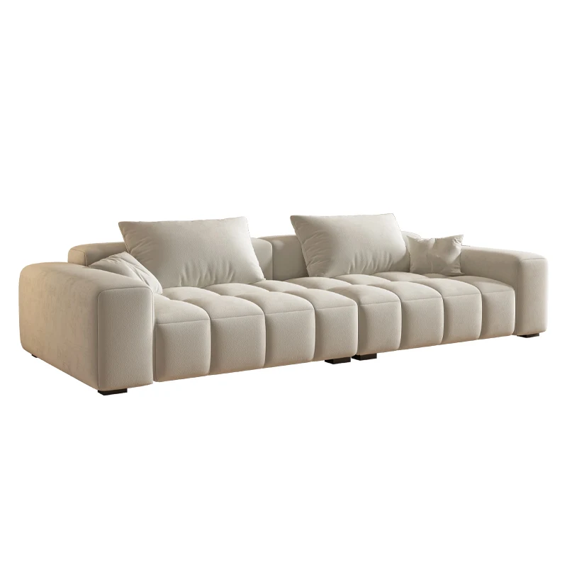 Nordic l shape Sectional sofa With Ottoman Modular Combination Velvet Modular Sofas Long Couch