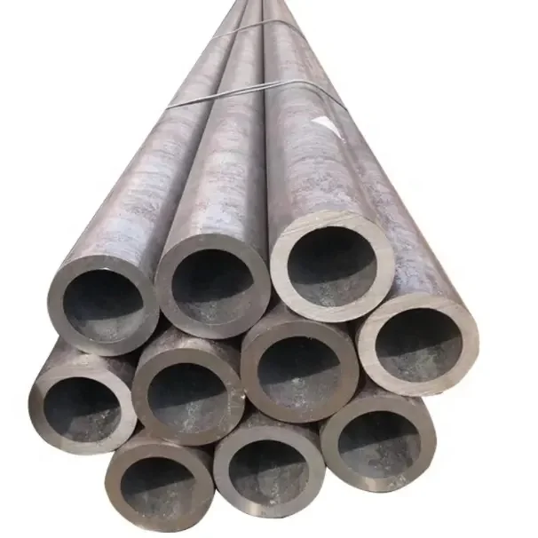 China Suppliers of Carbon Steel Pipe ASTM Q235 Q345 Carbon ERW Mild Iron Round Welded Steel Pipes for Water and Oil