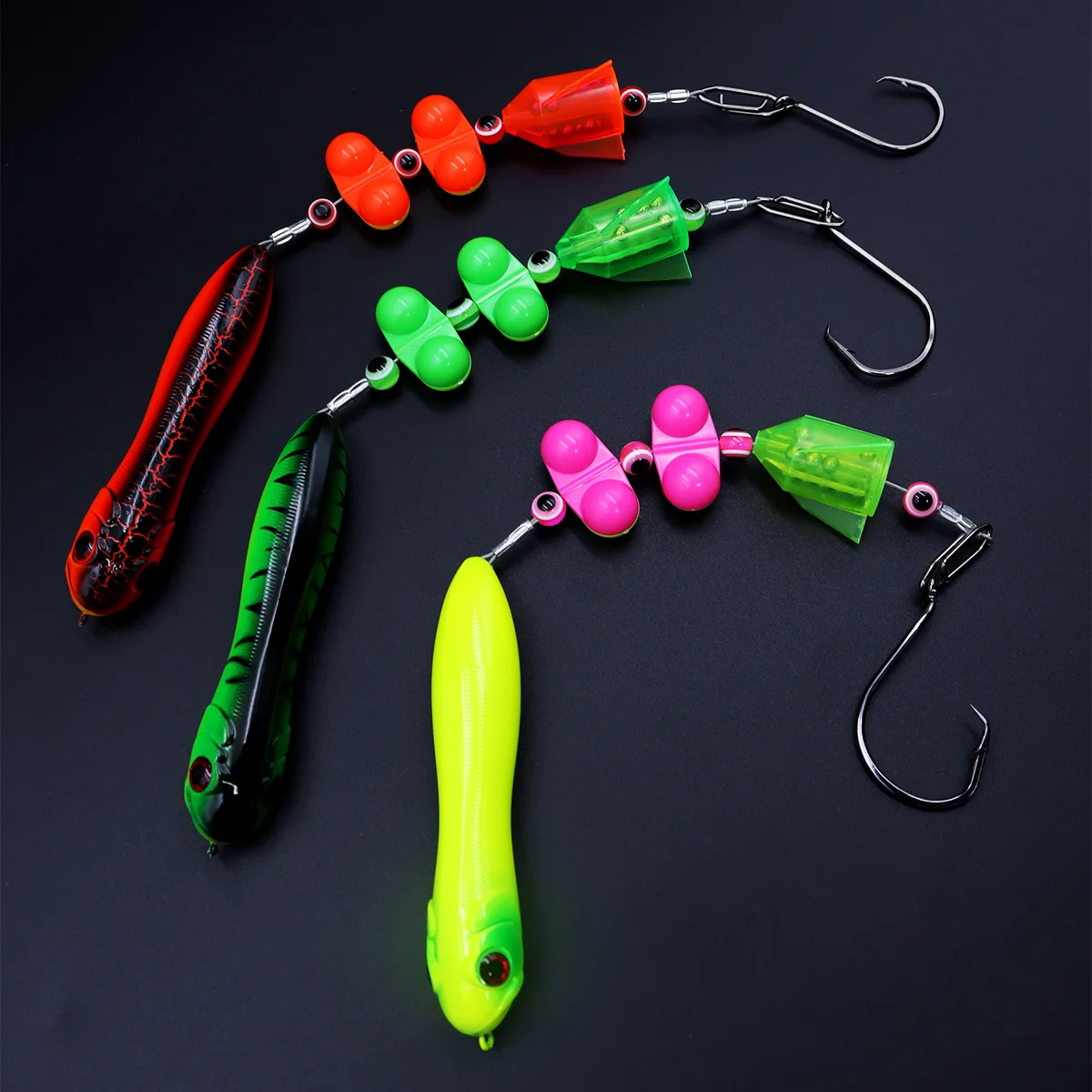 Wholesale fishing hooks Catfish Float Rigs Rattling Line Float Lure Catfishing Tackle Popper Lure Catfishing hook Bait