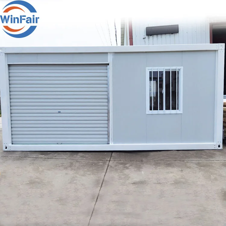 WinFair Garage Storage Room Prefab Modular Modern Detachable Flat Pack Pre Fabricated Prefabricated Mobile Container House