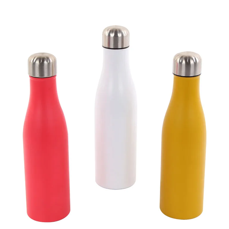500ml Cola shape steel water bottle thermos flask manufacturing steel water bottle bottle waters vaccum flask