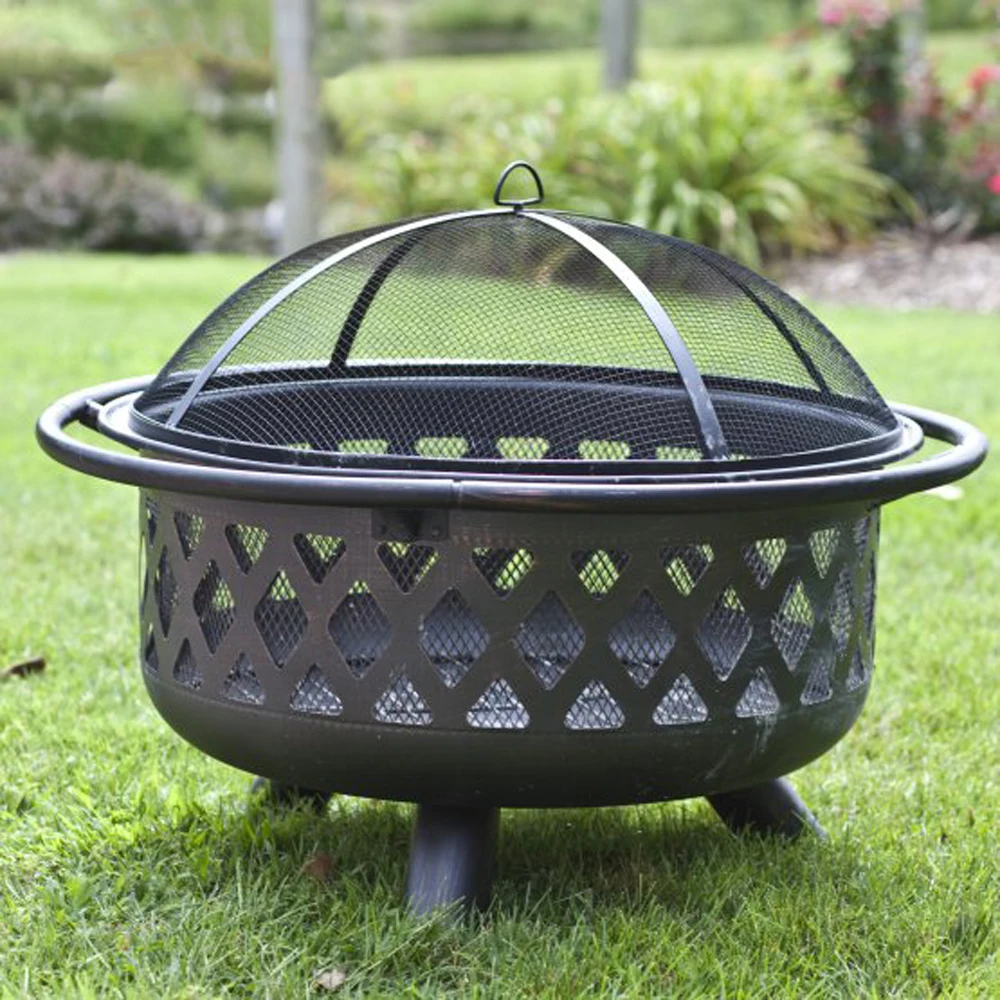 2021factory hot selling Outdoor camping Patio Wood Burning Fire Bowl Barbecue Warming Metal Steel Fire Pit