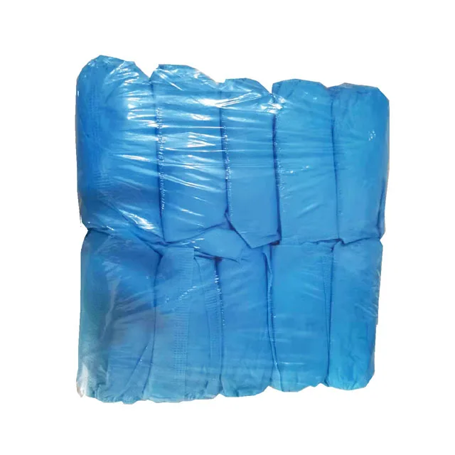 manufacturer Disposable custom surgical Boot Shoe Covers Dust Water proof Protective Pe Shoe Cover for House Cleaning Labs