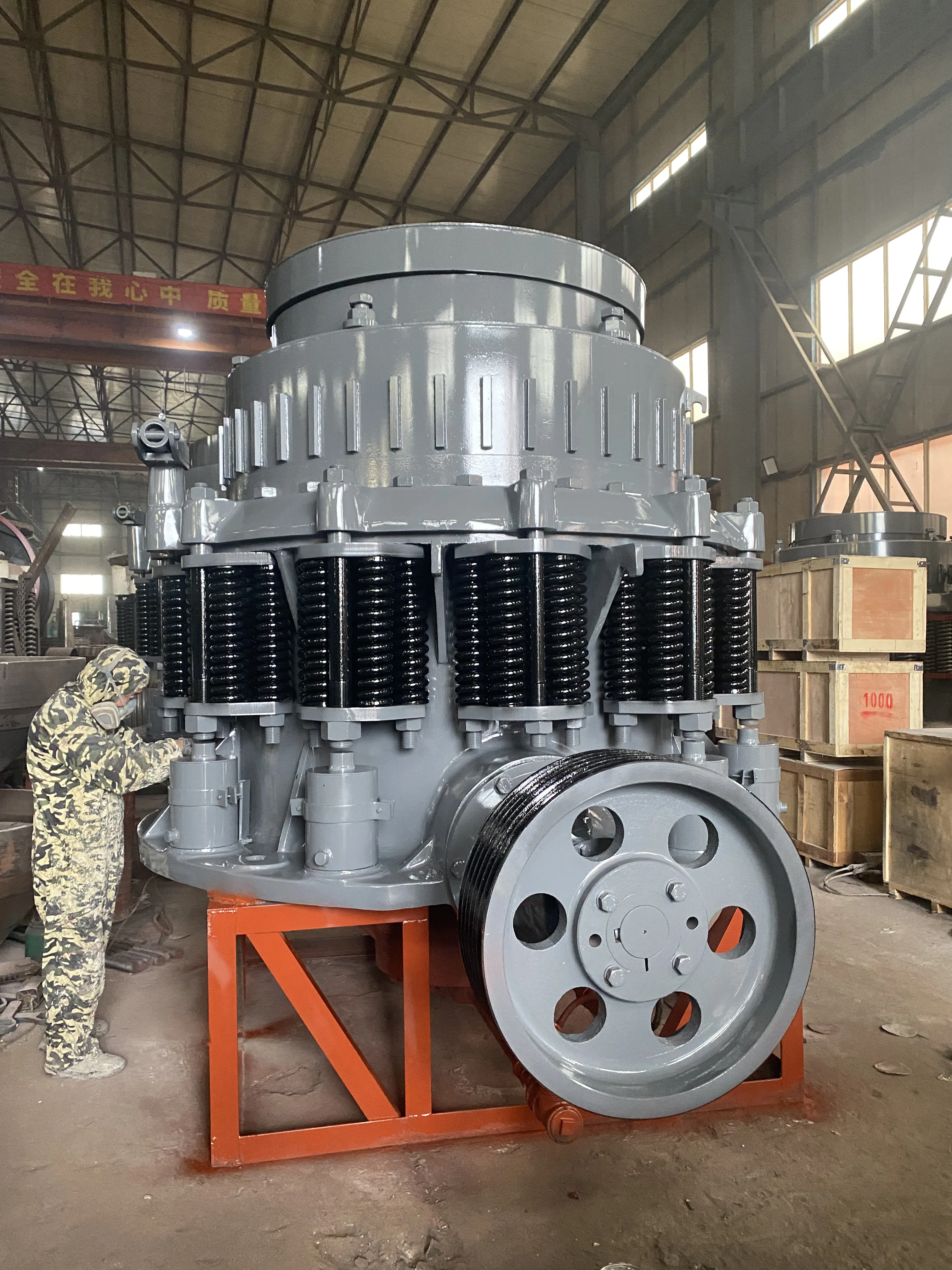 BYHI Symons Cone Crusher Scrap Metal Crusher Machinestone Crusher Plant In Crushing