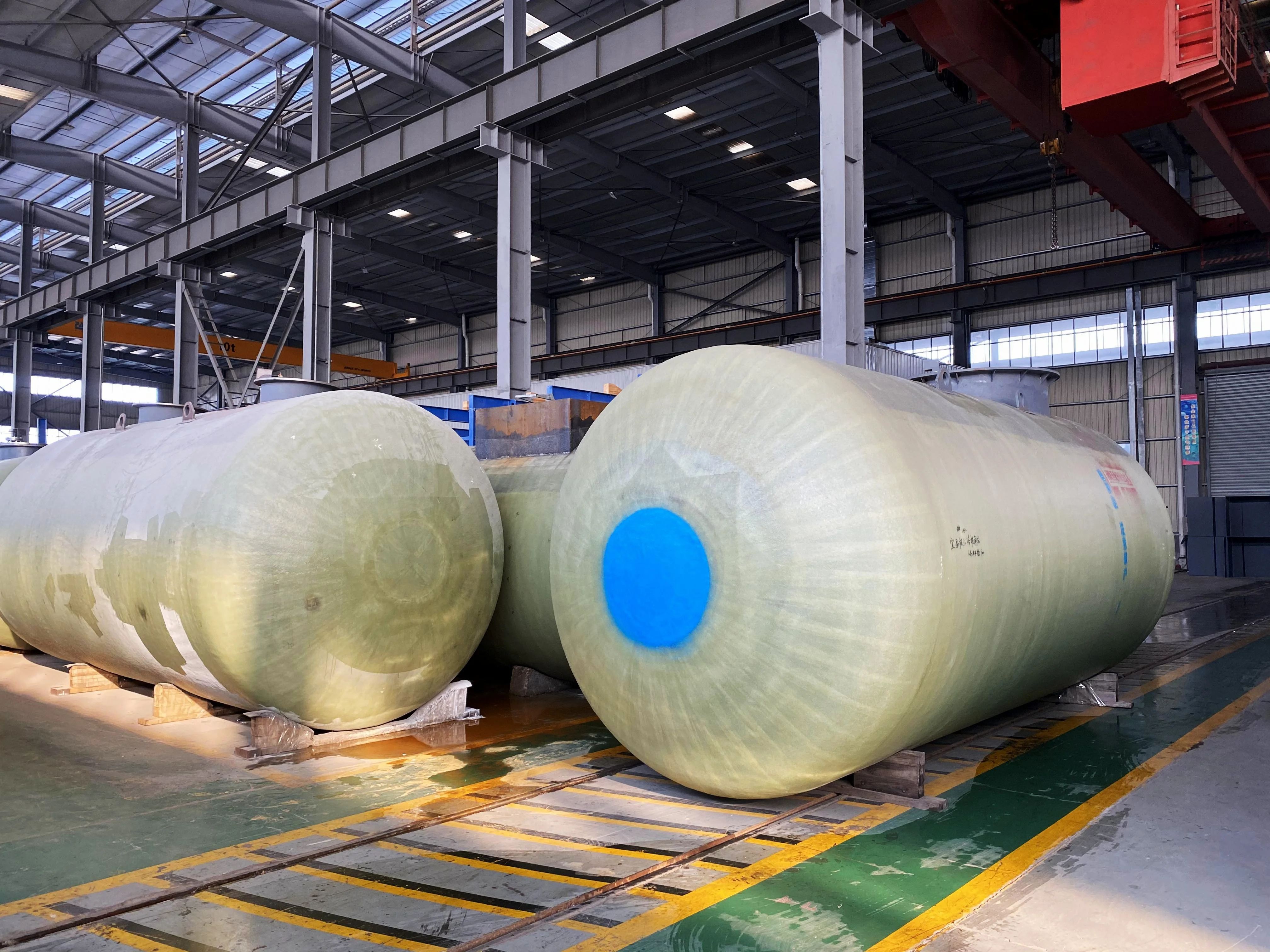 HAOSHENG High Quality SF Double Wall Underground Fuel Tank 40 Cube 2800mm Diameter oil tank