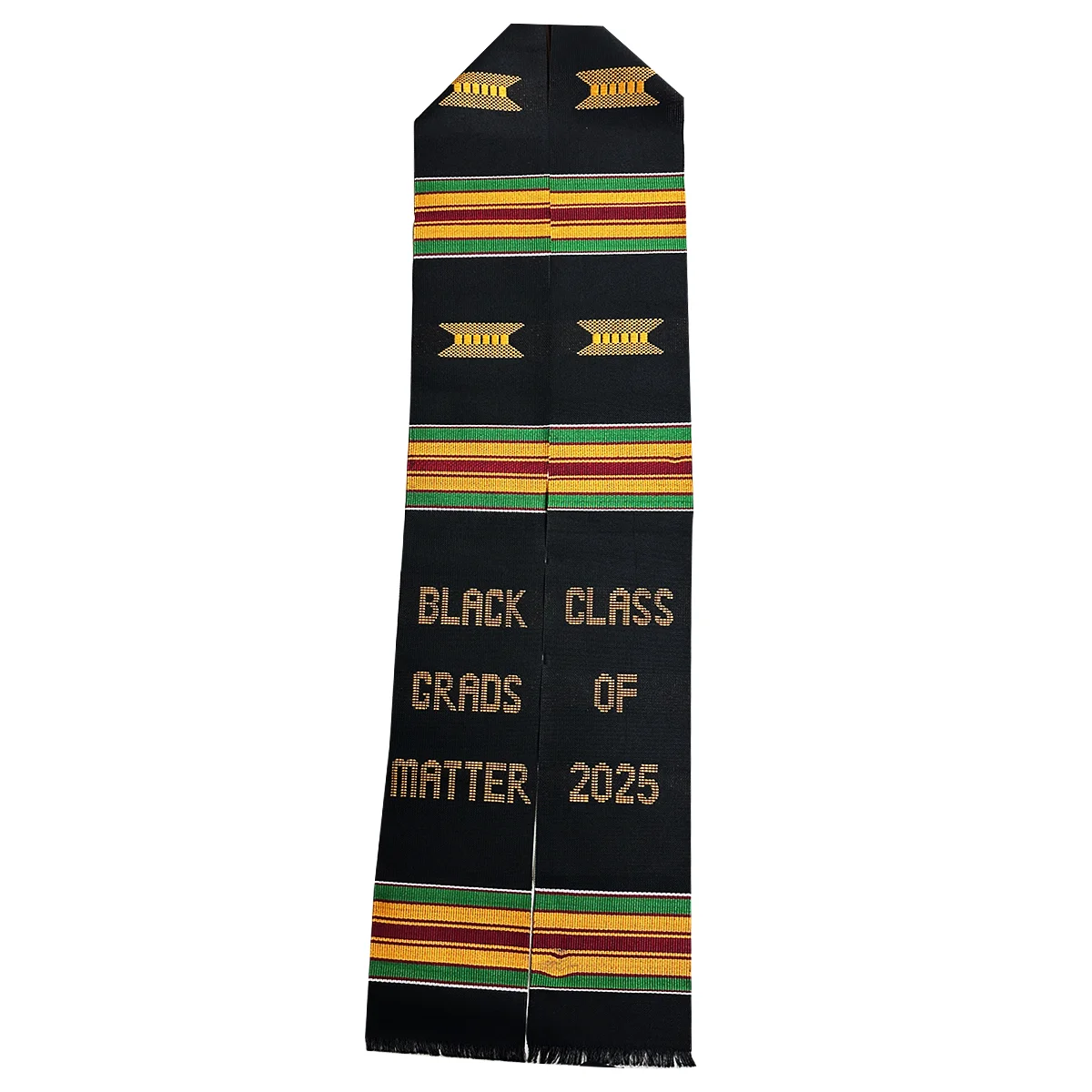 2025 кушак Kente для выпускного вечера логотип на заказ 72 дюйма выпускной украл класс Африканское искусство пояс