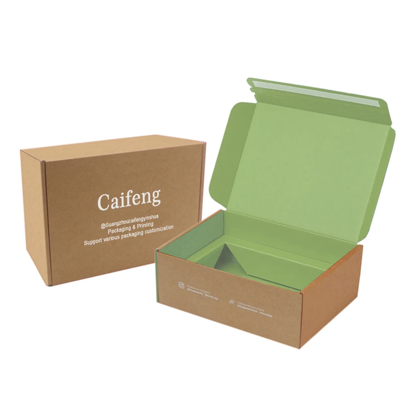 Eco Friendly Custom Logo Printed Black Mailer Box Durable Clothing / Gift / Shoes Paper Packaging Shipping Boxes