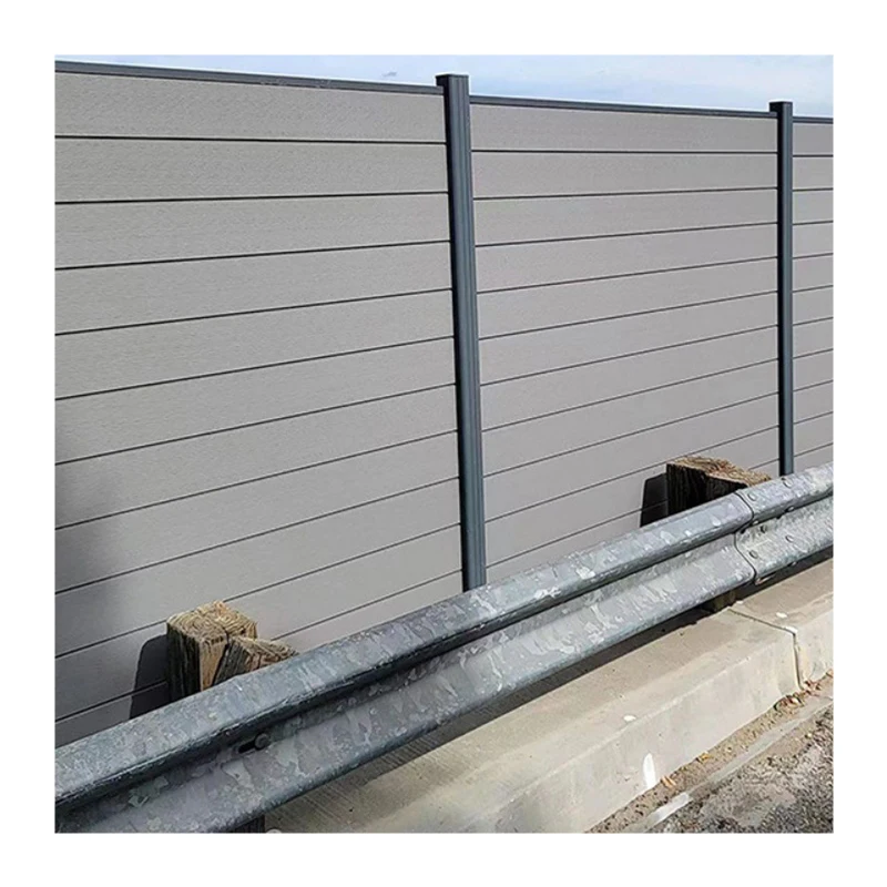 New Landscape Decoration Design Synthetic Wood Outdoor Garden Fence