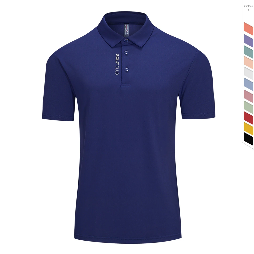 Производители делают ваш бренд супер качество летняя модная пустая футболка-поло для гольфа большого размера