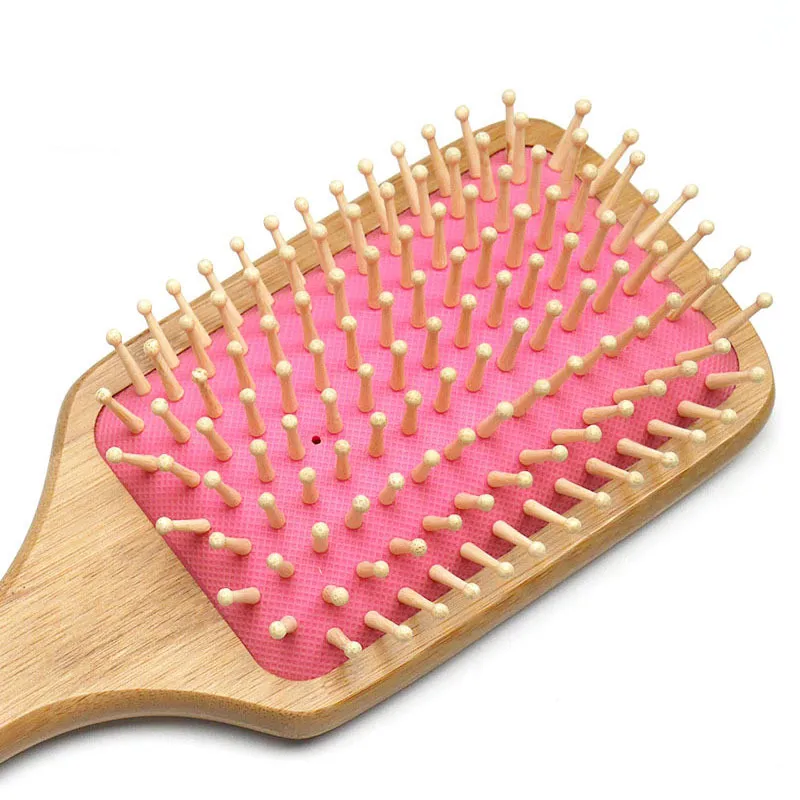 professional wholesale 2020 new square bamboo airbag head massage massage comb