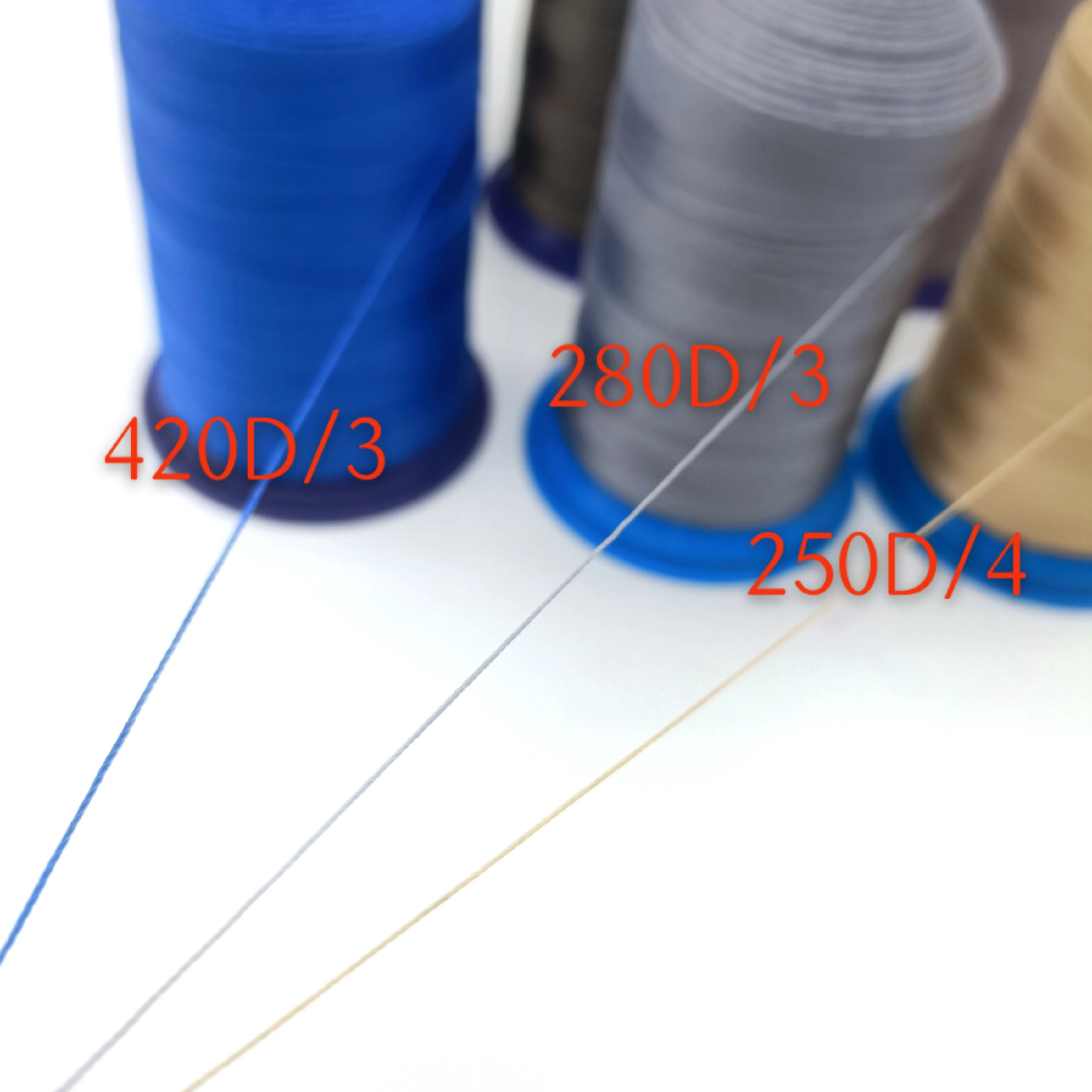 210d Polyamide Nylon Thread 100% Sustainable High Elastic for Sewing Auto Upholstery
