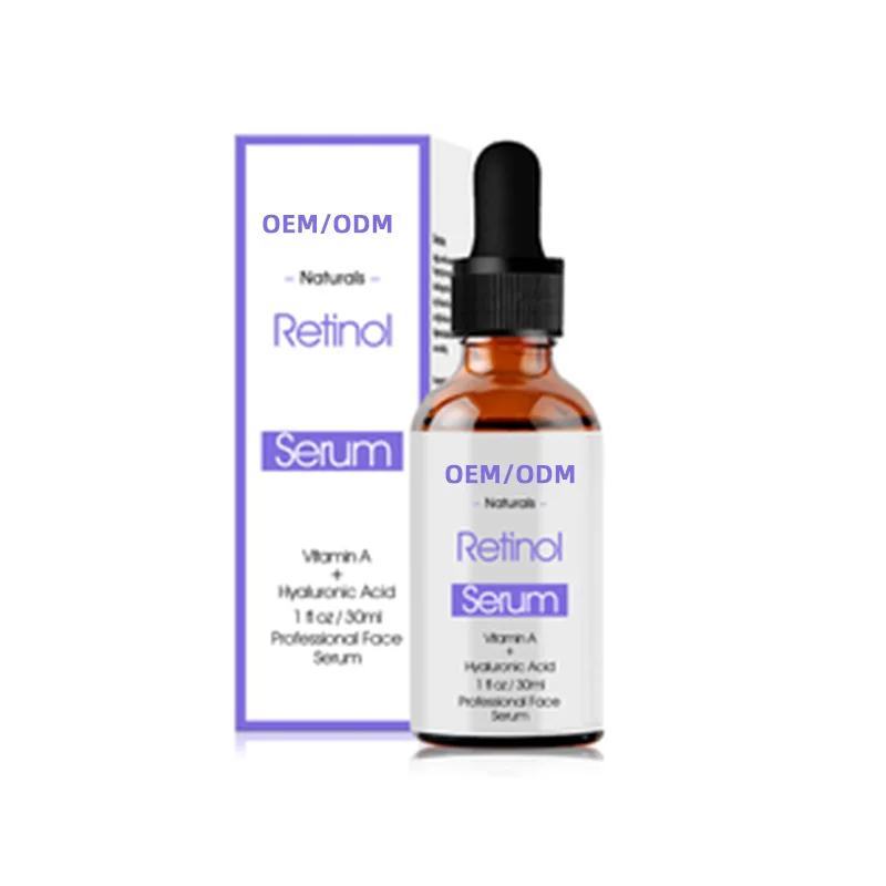 OEM Private Label Organic Serum Hydrating Anti Wrinkle 5 Hyaluronic Acid With 2.5 Retinol Serum