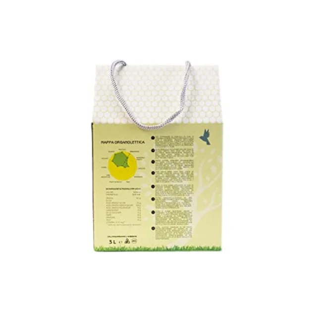 Italian Best Quality Classic Provencal Extra Virgin Olive Oil Cold Pressed Bag In Box 3L For Cooking