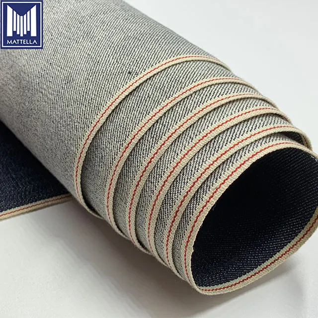 100% cotton selvedge heavy weight 14 15oz stock lot japanese style denim fabric price in meter for mens jeans