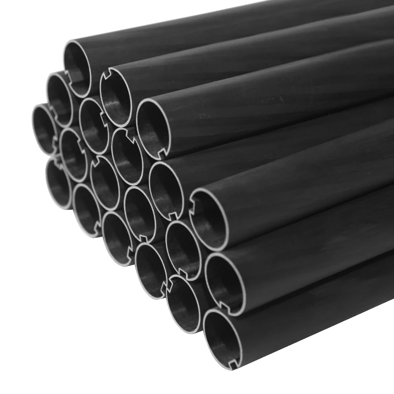 New Style Material Light Weight Carbon Fiber Pole 3k 50mm Carbon Fiber Tube Connectors
