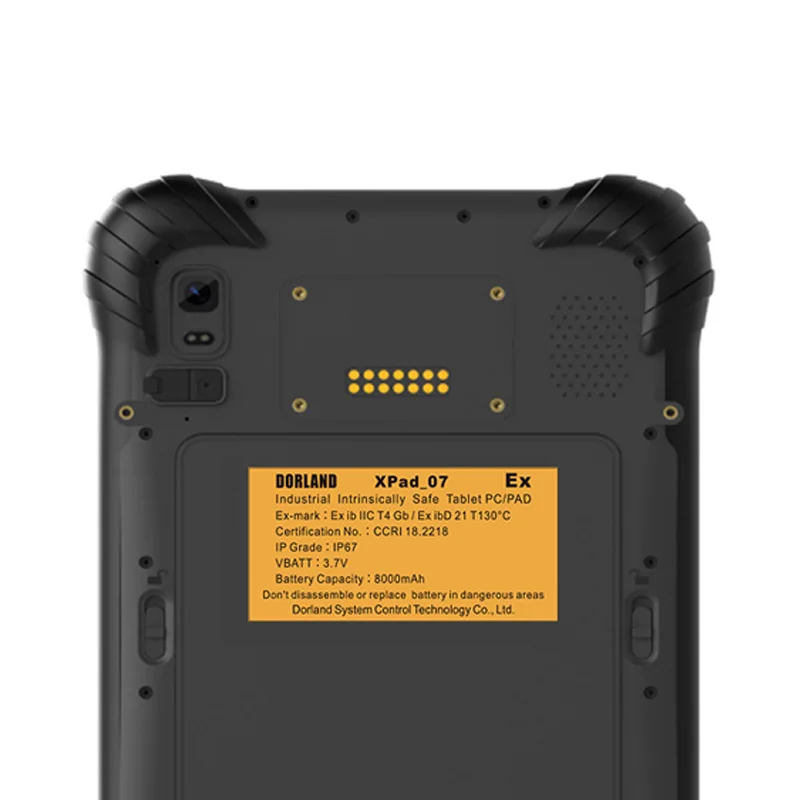 8 inch 4GB  Industrial Intrinsically Safe tablet forNFC DORLAND XPad_07 explosion proof tablet for oil and gas