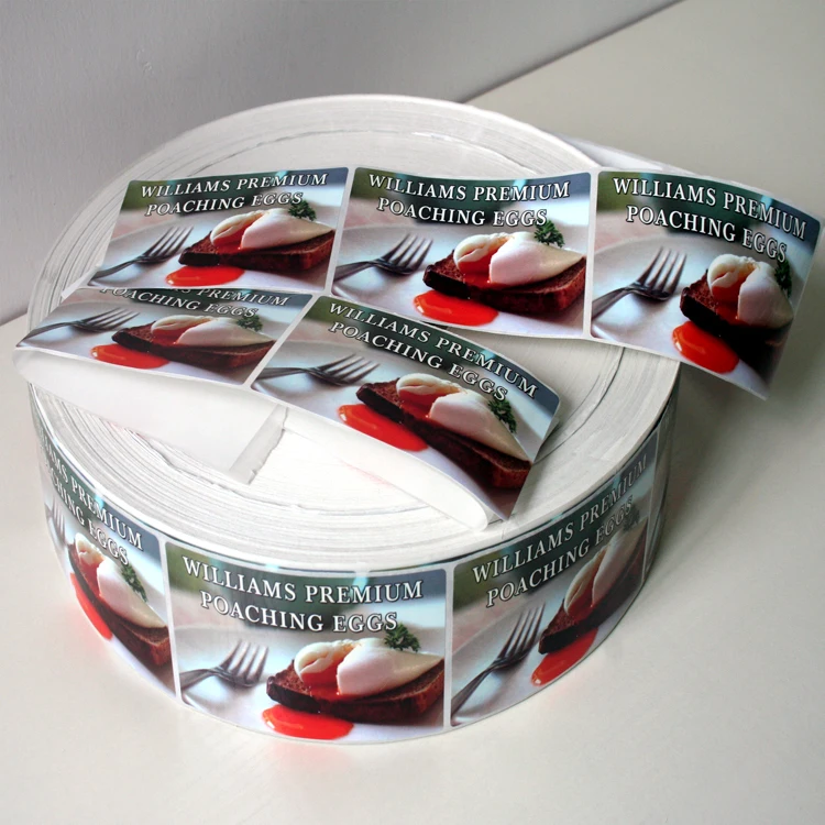 Custom Self-adhesive Stickers Label Waterproof Adhesive Sticker Food Stickers for Plabel Stickersetic Paper OEM Vinyl CMYK Bc88