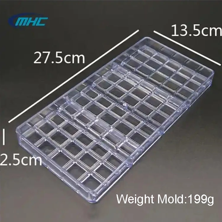 Moldes Policarbonato Chocolates Bar Mold Polycarbonate Custom Made Coffee Bean Mold Chocolate Mould