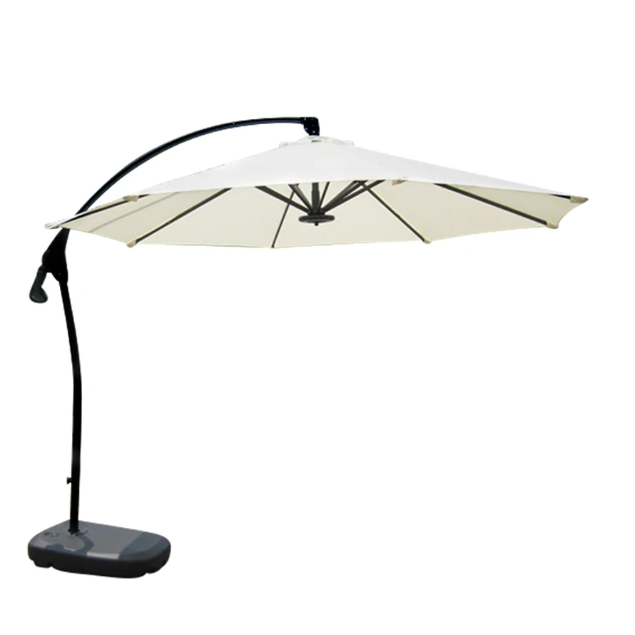 Hot selling Aluminum outdoor cantilever parasol roman beach umbrella 3m