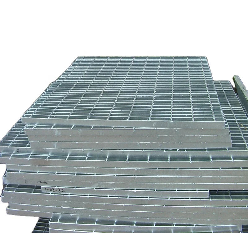 hot dip galvanized iron floor grid  bar grating welded grate chemical plant steel grating