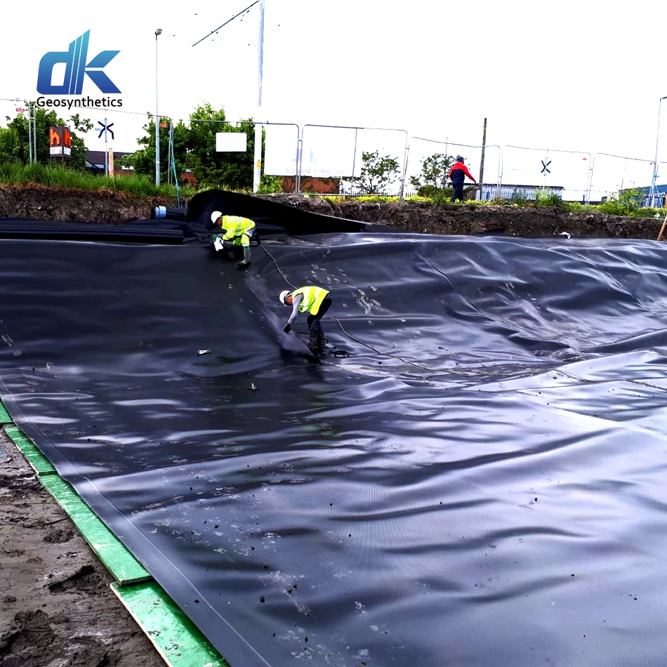 Геомембрана HDPE для аквариума оптовая продажа дистрибьютор 0 5 мм 75 1 прокладка hdpe креветочного пруда геомембрана