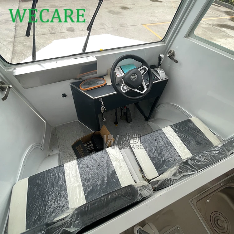 WECARE Custom Drivable 4 Wheel Food Vending Truck Mobile Juice Coffee Bar Car Dessert Serving Electric Food Truck Fully Equipped