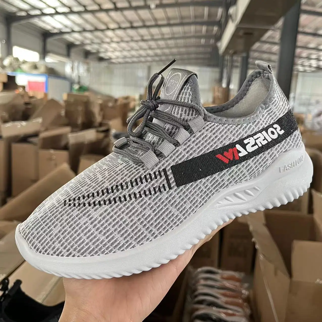 Fashion Casual Rubber Shoes Unisex Platform Custom Mesh Shoes For Men