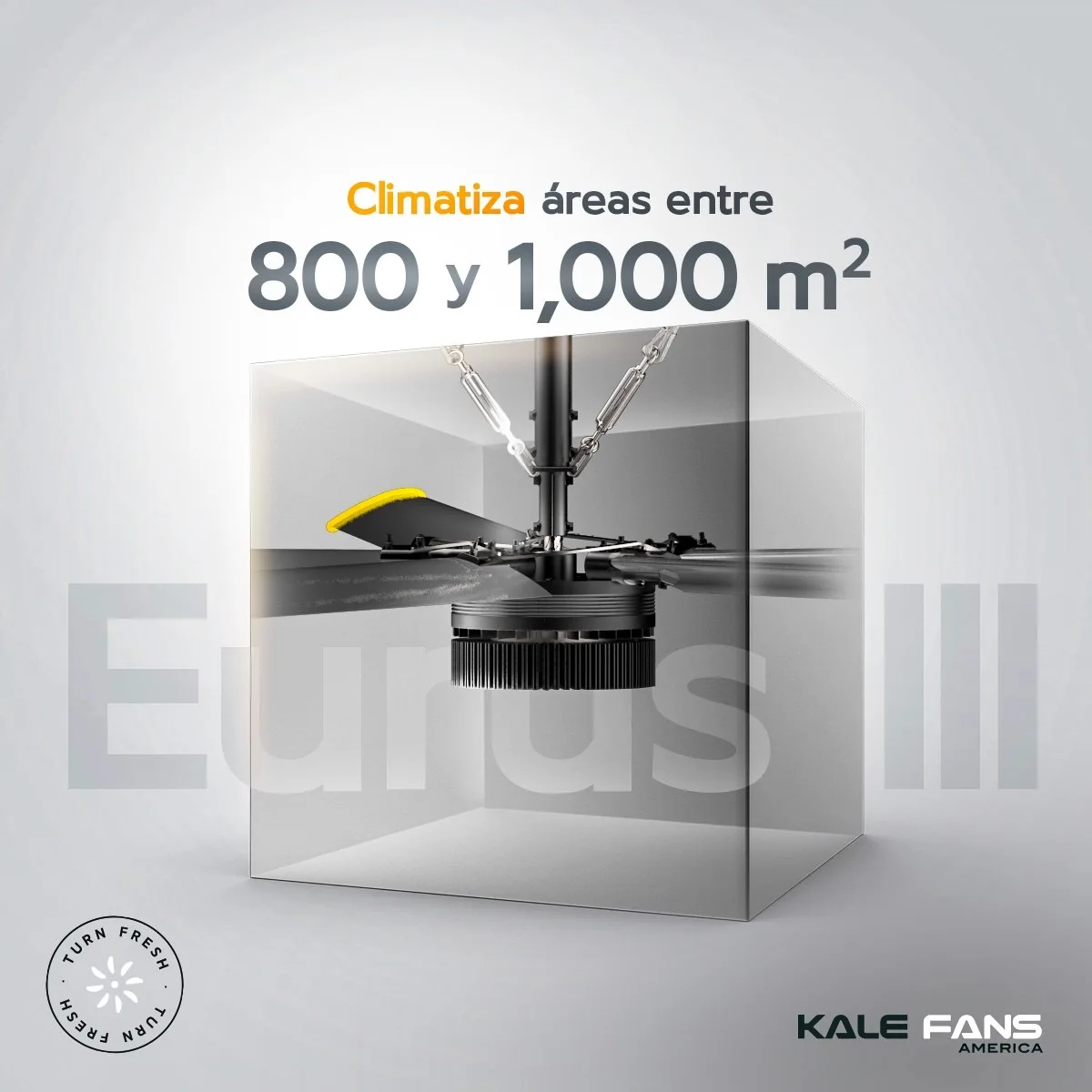  Shanghai Kale вентилятор 20 футов HVLS 5 лезвий Большая Промышленность напольные