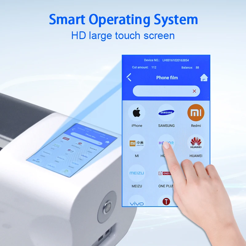 Unlimited Intelligent Hydrogel Film 3D Relief Back Stickers Mobile Phone Skin Cutting Machine