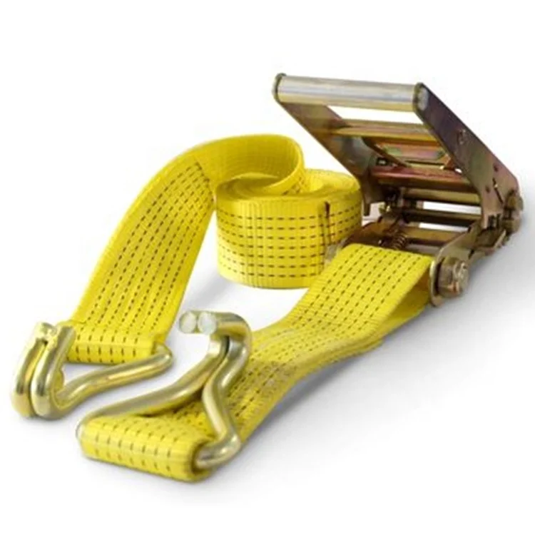 3 Inch 78mm 10000 Kgs 10 ton Truck Tie Down Belt Ratchet Buck High Tenacity Straps Heavy Duty Ratchet rubber tie down strap ratc