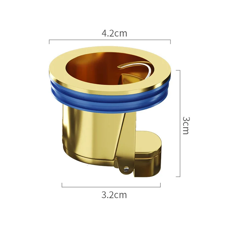 Easy installation anti odor floor drain core shower plug drain backflow prevent brass floor drain in Valves Sewer Core