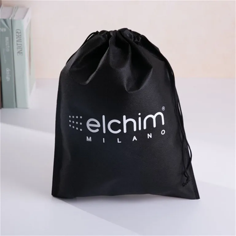 Custom Logo Middle Size Black Color Nonwoven Dust Bag
