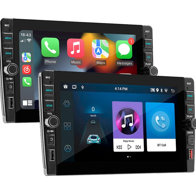 Новое поступление 8/9 дюймов Android автомобильный радиоприемник с беспроводной картой Smart MP5 Player зеркальный большой сенсорный экран стерео GPS FM Wi-Fi