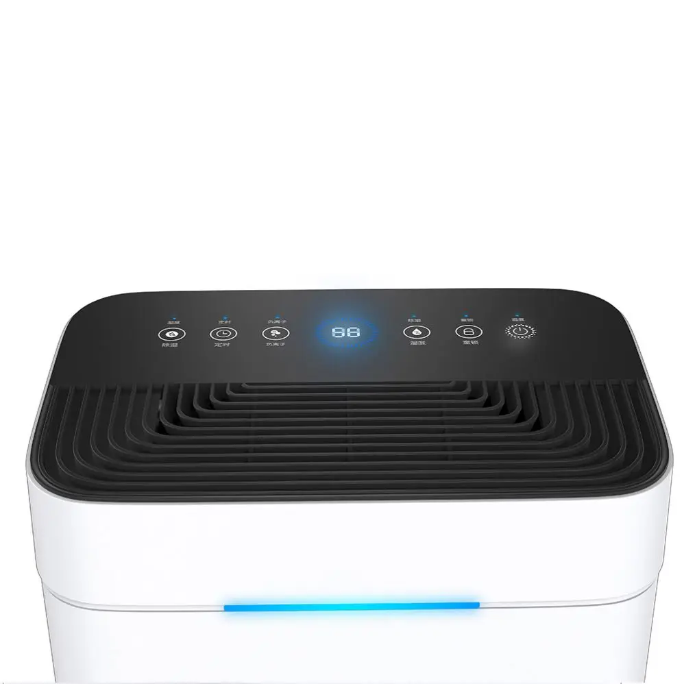 Недорогой электрический портативный домашний осушитель 12 л с Wi-Fi управлением 1500 кв. футов